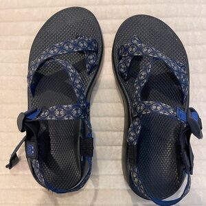Chaco Blue and Black Men's Sandals Size 10